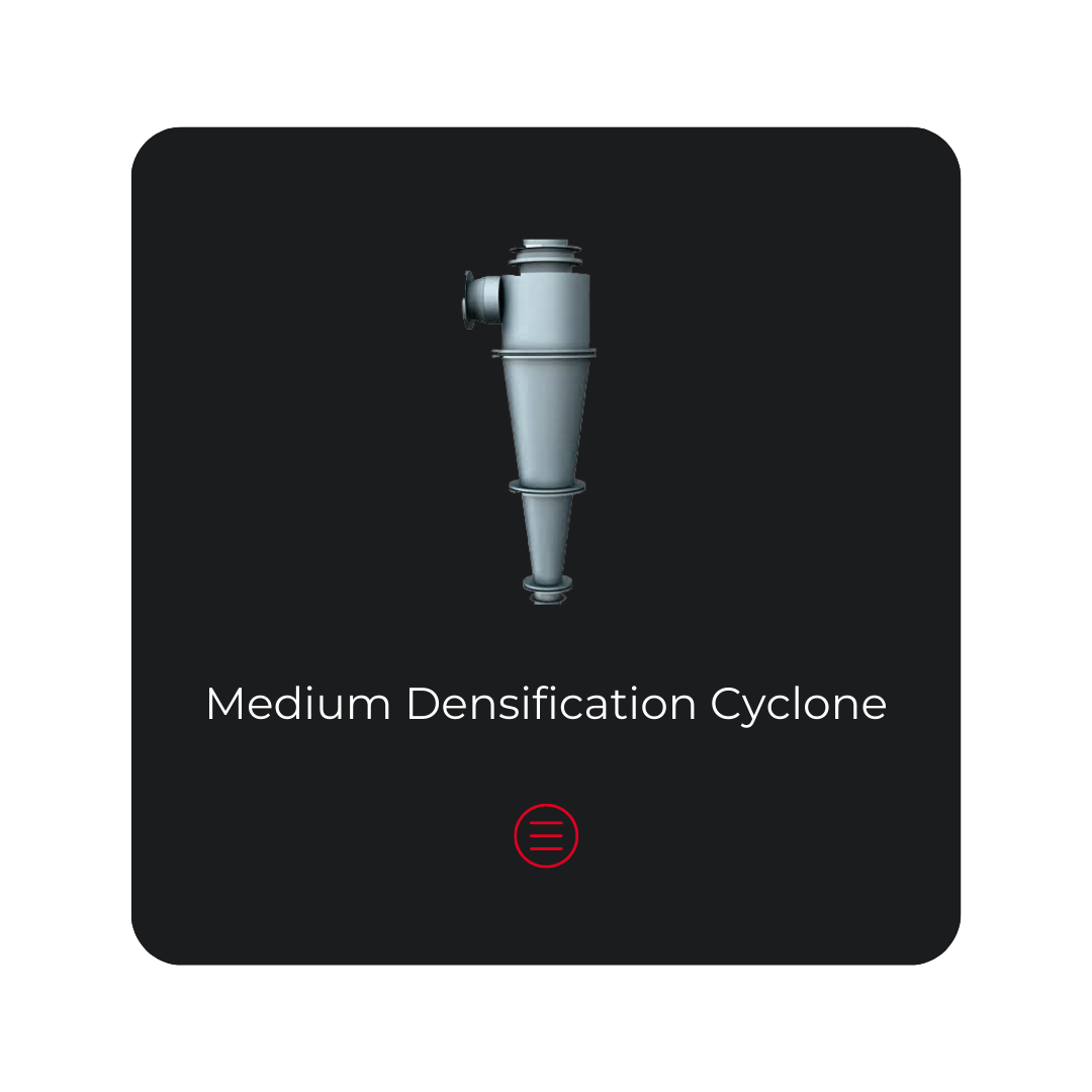 Coal Medium Densification Cyclone